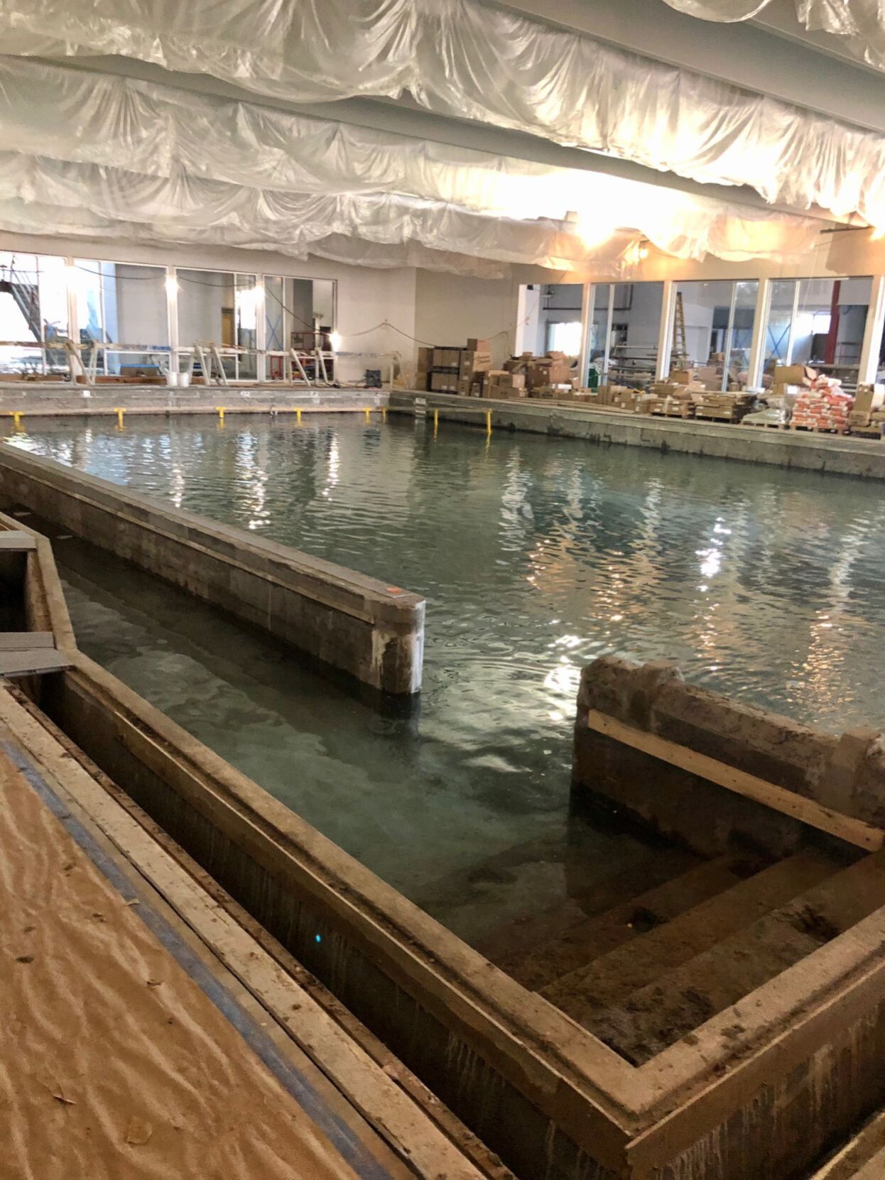 New Winona Family YMCA pool under construction (Oct. 2020)